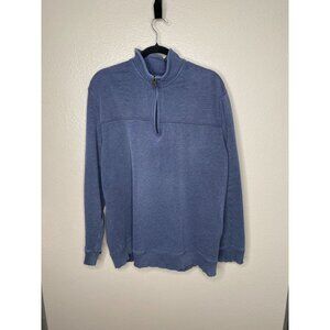 Arrow USA 1851 Men’s XXL Quarter-Zip Pullover Gray Long-Sleeve Cotton‎ Blend